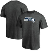 Seattle Seahawks Primary Logo T-Shirt - Heather Charcoal on sale