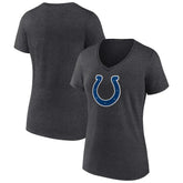Indianapolis Colts Women's Primary Team Logo V-Neck T-Shirt - Charcoal for sale