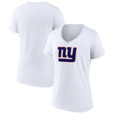 New York Giants Women's Primary Team Logo V-Neck T-Shirt - White online