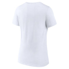 Washington Commanders Women's Primary Team Logo V-Neck T-Shirt - White sale