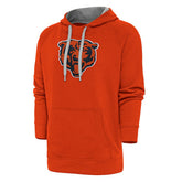 Chicago Bears Antigua Victory Chenille Pullover Hoodie - Orange outlet