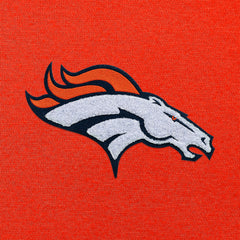 Denver Broncos Antigua Victory Chenille Pullover Hoodie - Orange cheap