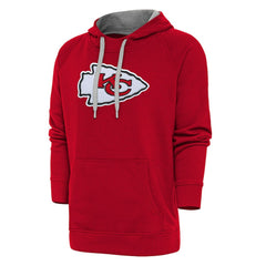 Kansas City Chiefs Antigua Victory Chenille Pullover Hoodie - Red cheap