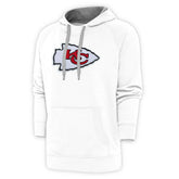 Kansas City Chiefs Antigua Victory Chenille Pullover Hoodie - White cheap