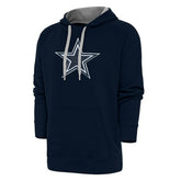 Dallas Cowboys Antigua Victory Chenille Pullover Hoodie - Navy on sale