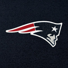 New England Patriots Antigua Victory Chenille Pullover Hoodie - Navy on sale