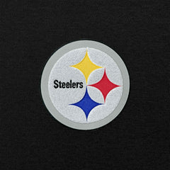 Pittsburgh Steelers Antigua Victory Chenille Pullover Hoodie - Black discount