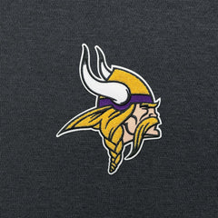 Minnesota Vikings Antigua Victory Chenille Pullover Hoodie - Charcoal cheap
