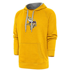 Minnesota Vikings Antigua Victory Chenille Pullover Hoodie - Gold for sale
