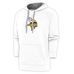 Minnesota Vikings Antigua Victory Chenille Pullover Hoodie - White sale