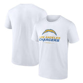 Los Angeles Chargers Logo Team Lockup T-Shirt - White online