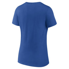 Philadelphia Phillies Women's Heart and Soul V-Neck T-Shirt - Royal