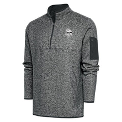Minnesota Vikings Antigua Metallic Logo Fortune Quarter-Zip Jacket - Heather Charcoal online