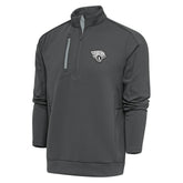 Jacksonville Jaguars Antigua Metallic Logo Generation Quarter-Zip Pullover Top - Charcoal online