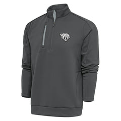 Jacksonville Jaguars Antigua Metallic Logo Generation Quarter-Zip Pullover Top - Charcoal online
