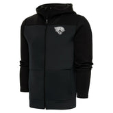 Jacksonville Jaguars Antigua Metallic Logo Protect Full-Zip Hoodie - Charcoal/Black sale