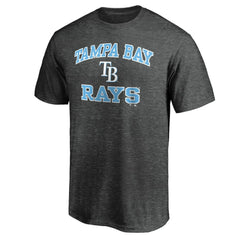 Tampa Bay Rays Heart and Soul T-Shirt - Charcoal