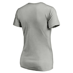 San Francisco Giants Women's Official Logo V-Neck T-Shirt - Gray