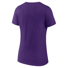 Minnesota Vikings Women's Victory Arch Team V-Neck T-Shirt - Purple sale