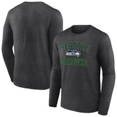 Seattle Seahawks Victory Arch Long Sleeve T-Shirt - Charcoal online