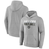 Las Vegas Raiders Team Fade Out Fitted Pullover Hoodie - Heather Gray on sale