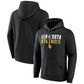 Minnesota Vikings Team Fade Out Fitted Pullover Hoodie - Black on sale
