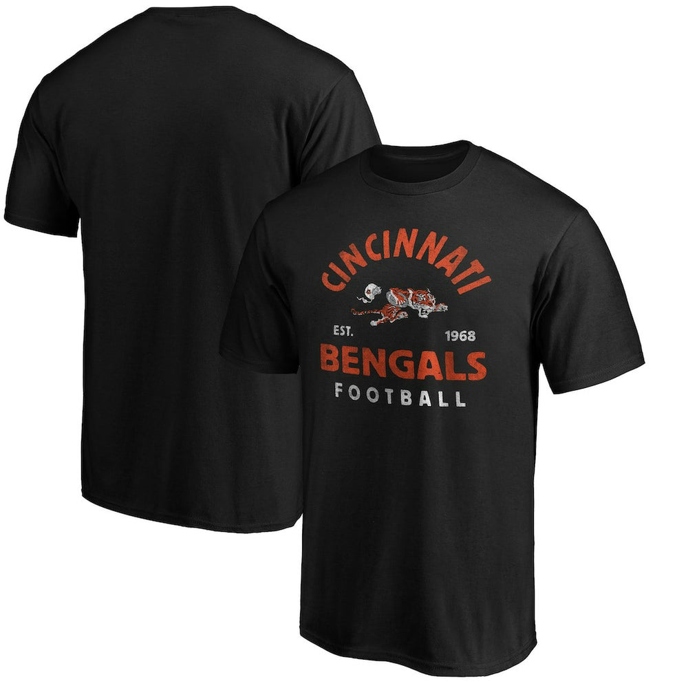 Cincinnati Bengals Vintage Arch T-Shirt - Black outlet