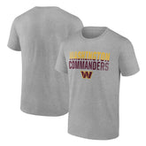 Washington Commanders Team Fade Out T-Shirt - Heather Gray for sale