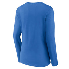 Detroit Lions Women's Freehand Team Long Sleeve V-Neck T-Shirt - Blue on sale