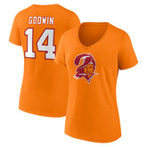 Chris Godwin Tampa Bay Buccaneers Women's Throwback Player Icon Name & Number T-Shirt - Orange sale