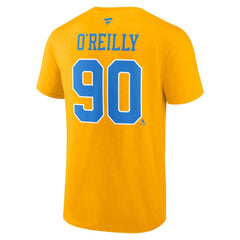 Ryan O'Reilly St. Louis Blues Fanatics Special Edition 2.0 Name & Number T-Shirt Yellow