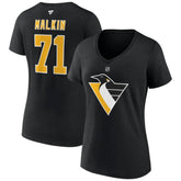 Evgeni Malkin Pittsburgh Penguins Fanatics Women's Special Edition 2.0 Name & Number V-Neck T-Shirt Black