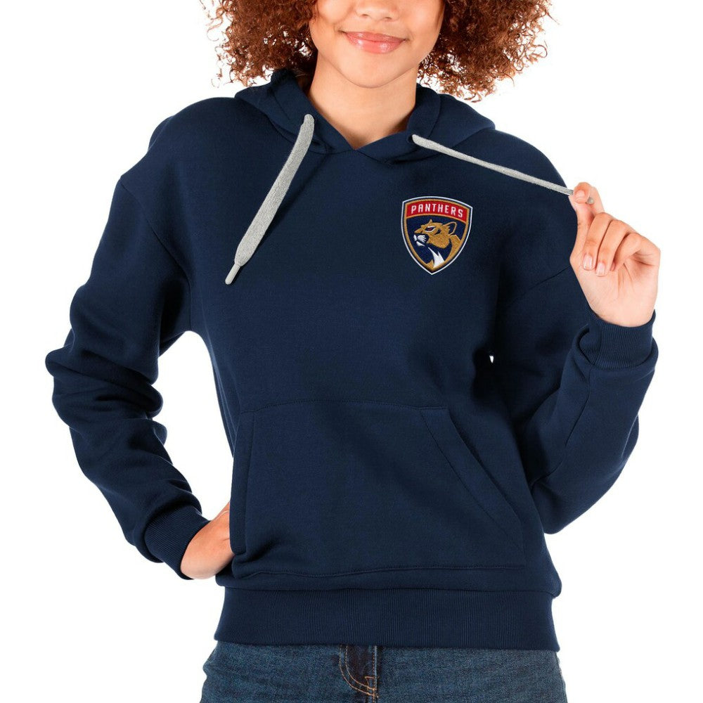 Florida Panthers Antigua Women's Victory Pullover Hoodie Navy