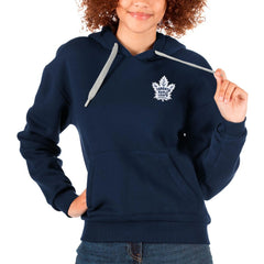 Toronto Maple Leafs Antigua Women's Victory Pullover Hoodie Navy