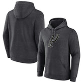 San Antonio Spurs Logo Pullover Hoodie - Charcoal sale