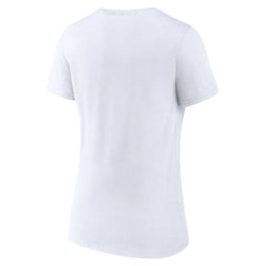 New York Knicks Women's Wordmark V-Neck T-Shirt - White online
