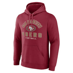 San Francisco 49ers Between the Pylons Pullover Hoodie - Scarlet for sale