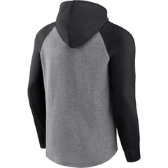 Carolina Panthers Favorite Arch Raglan Pullover Hoodie - Heather Gray sale