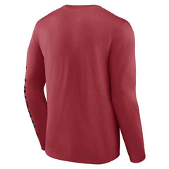Arizona Cardinals Helmet Platform Long Sleeve T-Shirt - Cardinal cheap