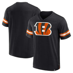 Cincinnati Bengals Jersey Tackle V-Neck T-Shirt - Black on sale