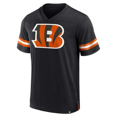 Cincinnati Bengals Jersey Tackle V-Neck T-Shirt - Black on sale