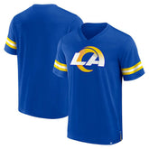 Los Angeles Rams Jersey Tackle V-Neck T-Shirt - Royal discount