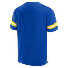 Los Angeles Rams Jersey Tackle V-Neck T-Shirt - Royal discount
