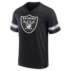 Las Vegas Raiders Jersey Tackle V-Neck T-Shirt - Black for sale
