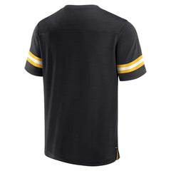 Pittsburgh Steelers Jersey Tackle V-Neck T-Shirt - Black discount