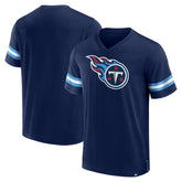 Tennessee Titans Jersey Tackle V-Neck T-Shirt - Navy cheap
