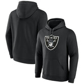 Las Vegas Raiders Primary Logo Fleece Pullover Hoodie - Black on sale