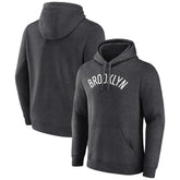 Brooklyn Nets Wordmark Alternate Pullover Hoodie - Charcoal sale