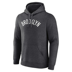 Brooklyn Nets Wordmark Alternate Pullover Hoodie - Charcoal sale