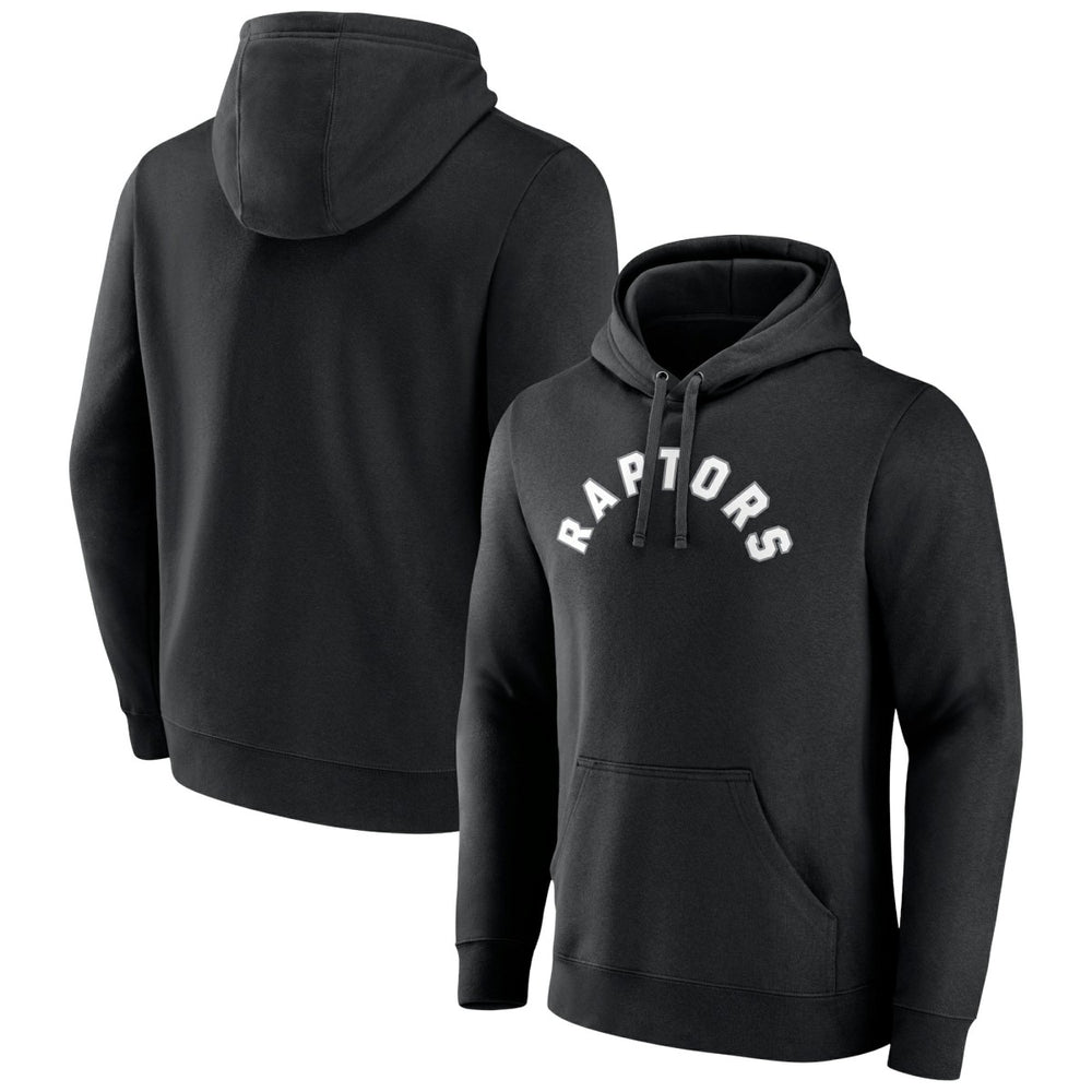 Toronto Raptors Wordmark Team Logo Pullover Hoodie - Black shop